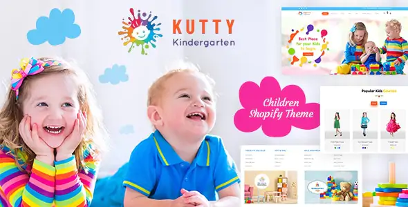 Kutty Kids玩具、童装、婴儿用品类Shopify外贸主题v1.0