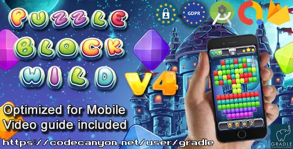 【Puzzle Block Wild V4】类似消消乐的Android手机休闲游戏源码 共90关