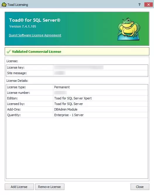 数据库开发软件Toad for SQL Server激活版 7.4.1.105 Xpert Edition x86/x64