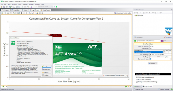 AFT Arrow激活版V10.0.1108 气态流体建模分析软件