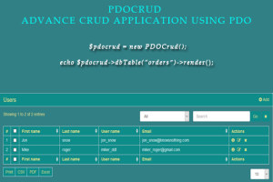 iCrud高级CRUD表单生成器和数据库管理PHP源码V5.1