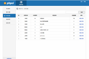 带后台H5幸运九宫格抽奖系统PHP源码