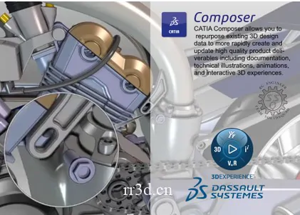 三维产品设计软件DS CATIA Composer中文激活版 R2023 HF1