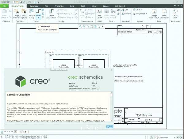 布线系统和示意图绘制软件PTC Creo Schematics激活版 9.0.0.0