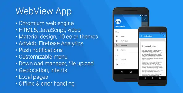 封装Web应用和Web网站的通用Android WebView应用APP源码