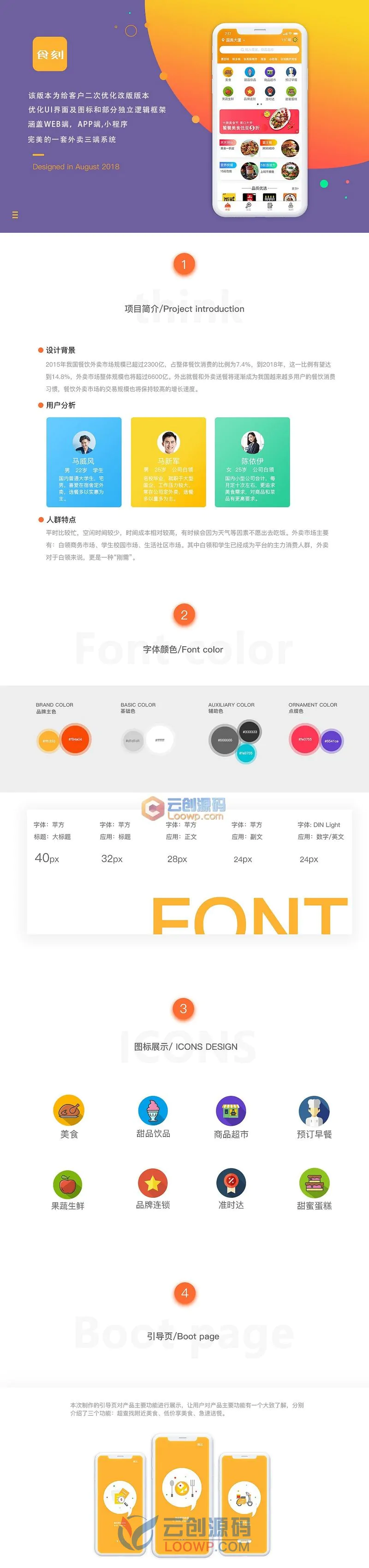 食刻外卖系统三端APP源码运营版 带商户端配送端小程序