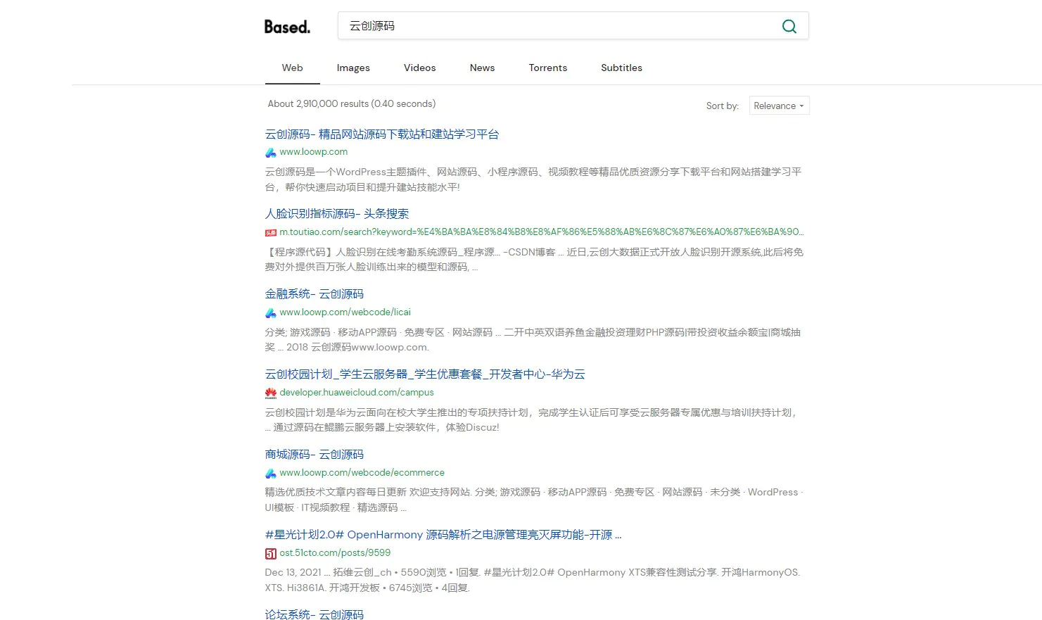 MaxSearch自托管仿Bing搜索引擎系统PHP源码(基于Google CSE) 1.0.1