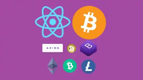 基于React.js+Axios+Bootstrap 5构建加密货币区块链或山寨币价格跟踪系统