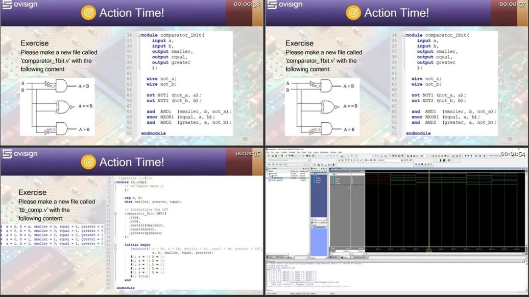 Verilog HDL 数字设计和验证基础视频教程