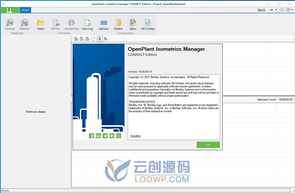 等轴测图绘制软件OpenPlant Isometrics Manager CONNECT激活版V10.11.0.175 X64