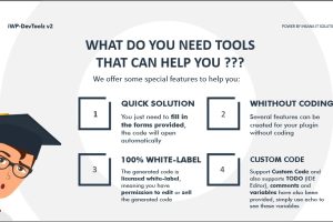 DevToolz Pro代码生成器WordPress插件开发工具PHP源码V22.8.1
