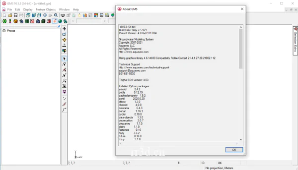Aquaveo GMS Premium激活版V10.8.3 地下水建模软件 带文档