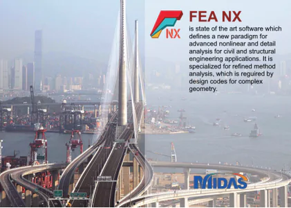 土木结构工程分析软件midas FEA NX激活版 2022 1.1