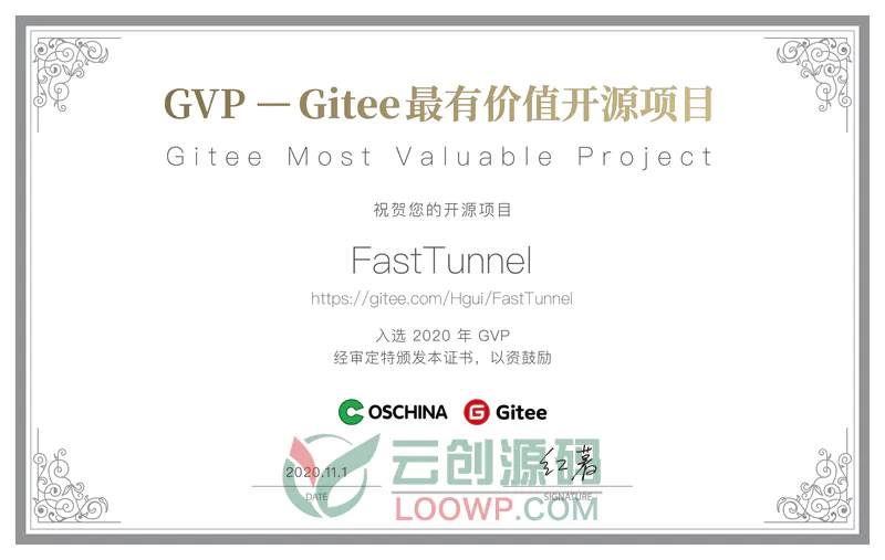 仿花生壳和frp高性能跨平台内网穿透开源源码FastTunnel v2.0.4