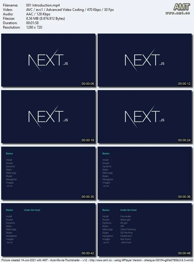 2021版Next JS服务端React应用APP开发视频教程Server side React apps with Next JS ( 2021 edition)