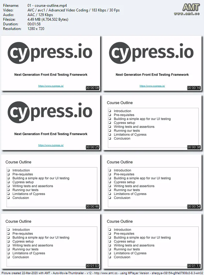 Cypress框架端到端UI测试视频教程Cypress Framework for End to End UI Testing