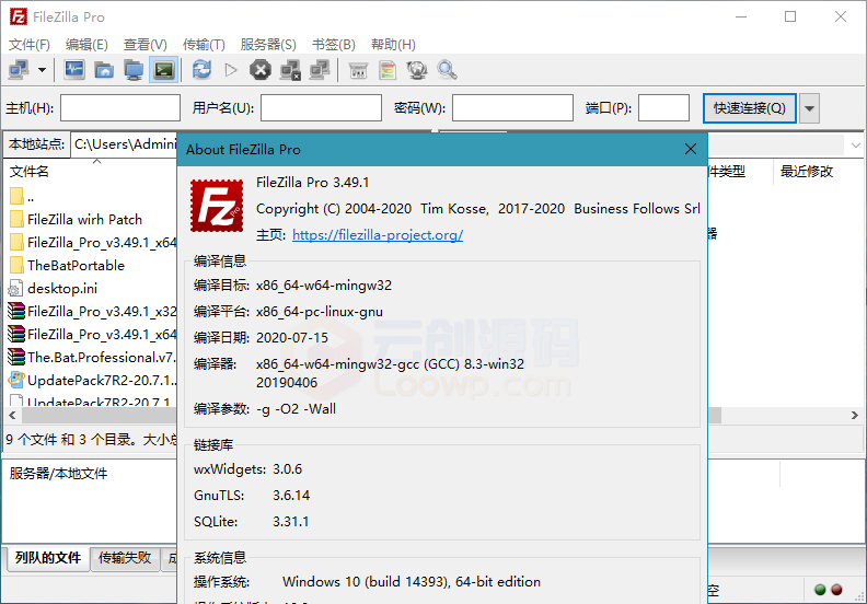 FileZilla Pro v3.66.4 正式版绿色解锁专业版