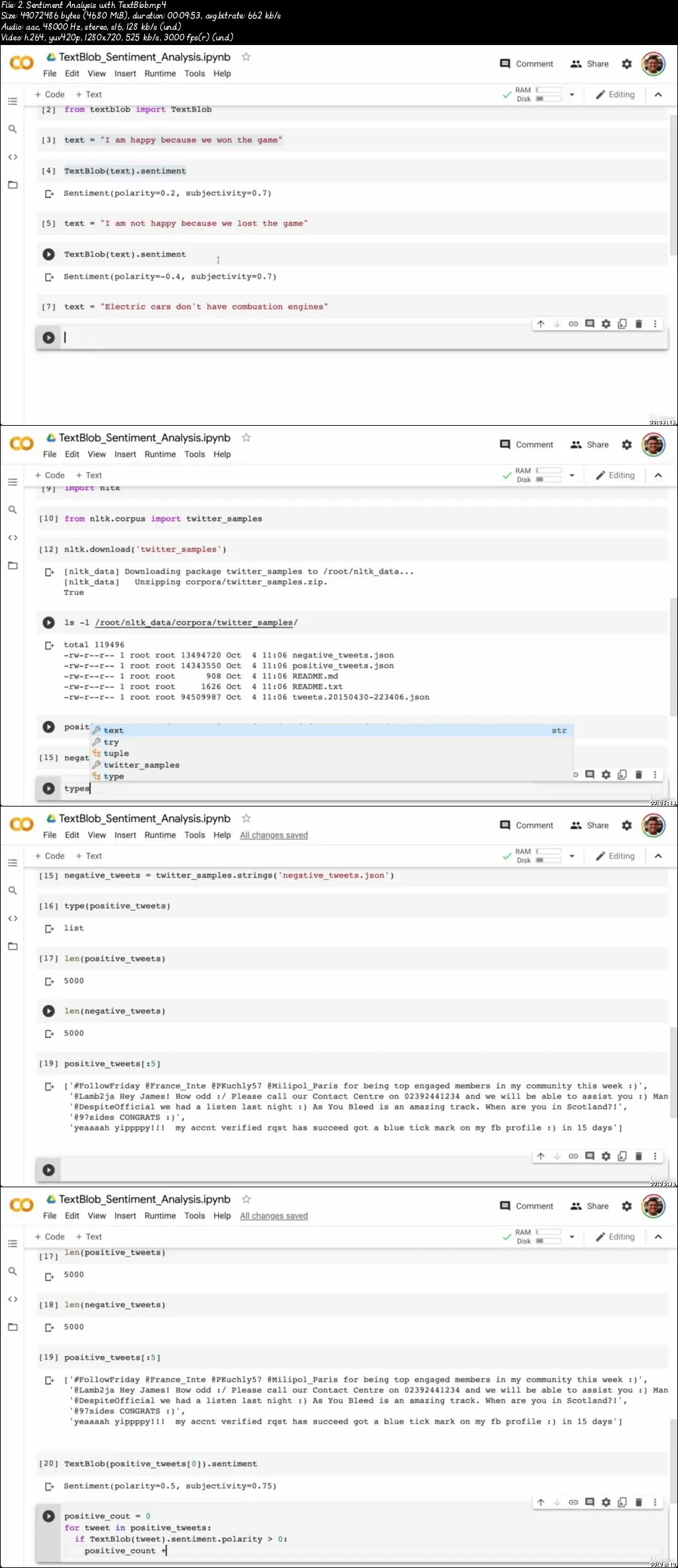 Python机器学习中的自然语言处理NLP视频教程