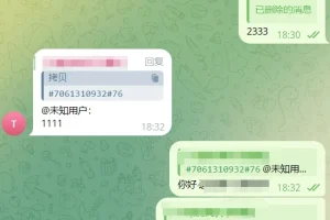 TG双向机器人源码/node.js源码/带部署教程